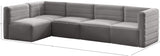 Quincy Velvet Modular Sectional Sofa - Modern Elegance with Cloud-Like Comfort & Stylish Design