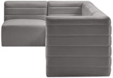 Quincy Velvet Modular Sectional Sofa - Modern Elegance with Cloud-Like Comfort & Stylish Design