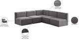 Quincy Velvet Modular Sectional Sofa - Modern Elegance with Cloud-Like Comfort & Stylish Design
