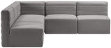 Quincy Velvet Modular Sectional Sofa - Modern Elegance with Cloud-Like Comfort & Stylish Design