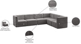 Quincy Velvet Modular Sectional Sofa - Modern Elegance with Cloud-Like Comfort & Stylish Design