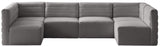 Quincy Velvet Modular Sectional Sofa - Modern Elegance with Cloud-Like Comfort & Stylish Design