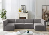 Quincy Velvet Modular Sectional Sofa - Modern Elegance with Cloud-Like Comfort & Stylish Design