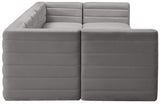 Quincy Velvet Modular Sectional Sofa - Modern Elegance with Cloud-Like Comfort & Stylish Design