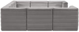Quincy Velvet Modular Sectional Sofa - Modern Elegance with Cloud-Like Comfort & Stylish Design