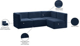 Quincy Velvet Modular Sectional Sofa - Contemporary Design with Cloud-Like Comfort and Style