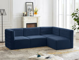 Quincy Velvet Modular Sectional Sofa - Contemporary Design with Cloud-Like Comfort and Style