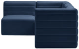 Quincy Velvet Modular Sectional Sofa - Contemporary Design with Cloud-Like Comfort and Style