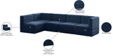 Quincy Velvet Modular Sectional Sofa - Contemporary Design with Cloud-Like Comfort and Style