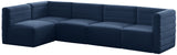 Quincy Velvet Modular Sectional Sofa - Contemporary Design with Cloud-Like Comfort and Style