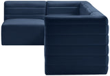 Quincy Velvet Modular Sectional Sofa - Contemporary Design with Cloud-Like Comfort and Style