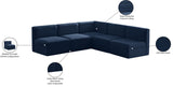 Quincy Velvet Modular Sectional Sofa - Contemporary Design with Cloud-Like Comfort and Style
