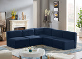 Quincy Velvet Modular Sectional Sofa - Contemporary Design with Cloud-Like Comfort and Style