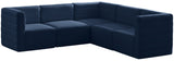 Quincy Velvet Modular Sectional Sofa - Contemporary Design with Cloud-Like Comfort and Style