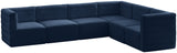Quincy Velvet Modular Sectional Sofa - Contemporary Design with Cloud-Like Comfort and Style