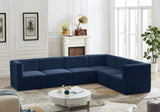 Quincy Velvet Modular Sectional Sofa - Contemporary Design with Cloud-Like Comfort and Style