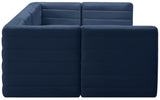 Quincy Velvet Modular Sectional Sofa - Contemporary Design with Cloud-Like Comfort and Style