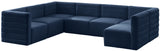 Quincy Velvet Modular Sectional Sofa - Contemporary Design with Cloud-Like Comfort and Style