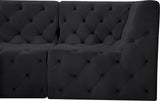 Tuft Velvet Modular Sectional - Deep Button Tufting, Stylish Design for Endless Configurations