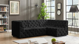 Tuft Velvet Modular Sectional - Deep Button Tufting, Stylish Design for Endless Configurations
