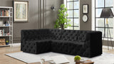 Tuft Velvet Modular Sectional - Deep Button Tufting, Stylish Design for Endless Configurations