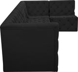 Tuft Velvet Modular Sectional - Deep Button Tufting, Stylish Design for Endless Configurations