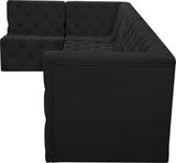 Tuft Velvet Modular Sectional - Deep Button Tufting, Stylish Design for Endless Configurations