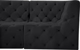 Tuft Velvet Modular Sectional - Deep Button Tufting, Stylish Design for Endless Configurations