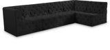 Tuft Velvet Modular Sectional - Deep Button Tufting, Stylish Design for Endless Configurations