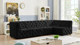 Tuft Velvet Modular Sectional - Deep Button Tufting, Stylish Design for Endless Configurations