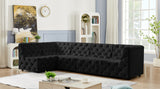 Tuft Velvet Modular Sectional - Deep Button Tufting, Stylish Design for Endless Configurations