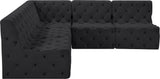 Tuft Velvet Modular Sectional - Deep Button Tufting, Stylish Design for Endless Configurations