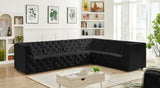 Tuft Velvet Modular Sectional - Deep Button Tufting, Stylish Design for Endless Configurations