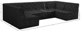 Tuft Velvet Modular Sectional - Deep Button Tufting, Stylish Design for Endless Configurations