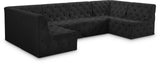 Tuft Velvet Modular Sectional - Deep Button Tufting, Stylish Design for Endless Configurations