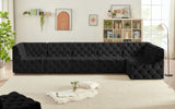 Tuft Velvet Modular Sectional - Deep Button Tufting, Stylish Design for Endless Configurations