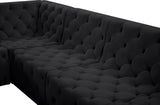 Tuft Velvet Modular Sectional - Deep Button Tufting, Stylish Design for Endless Configurations