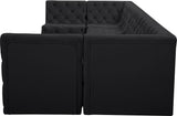 Tuft Velvet Modular Sectional - Deep Button Tufting, Stylish Design for Endless Configurations
