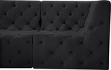 Tuft Velvet Modular Sectional - Deep Button Tufting, Stylish Design for Endless Configurations
