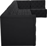 Tuft Velvet Modular Sectional - Deep Button Tufting, Stylish Design for Endless Configurations