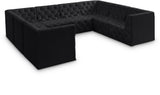 Tuft Velvet Modular Sectional - Deep Button Tufting, Stylish Design for Endless Configurations