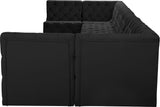 Tuft Velvet Modular Sectional - Deep Button Tufting, Stylish Design for Endless Configurations