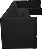 Tuft Velvet Modular Sectional - Deep Button Tufting, Stylish Design for Endless Configurations