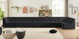 Tuft Velvet Modular Sectional - Deep Button Tufting, Stylish Design for Endless Configurations