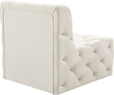 Tuft Contemporary Armless Chair with Deep Button Tufting for Modern and Stylish Living Spaces