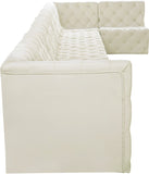 Tuft Soft Black Velvet Contemporary Modular Sectional with Deep Button Tufting for Any Space