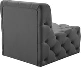 Tuft Contemporary Armless Chair with Deep Button Tufting for Modern and Stylish Living Spaces