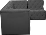 Tuft Velvet Modular Sectional Sofa - Deep Button Tufting, Soft Black Velvet, Infinite Configurations