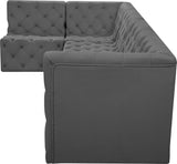 Tuft Velvet Modular Sectional Sofa - Deep Button Tufting, Soft Black Velvet, Infinite Configurations