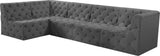 Tuft Velvet Modular Sectional Sofa - Deep Button Tufting, Soft Black Velvet, Infinite Configurations